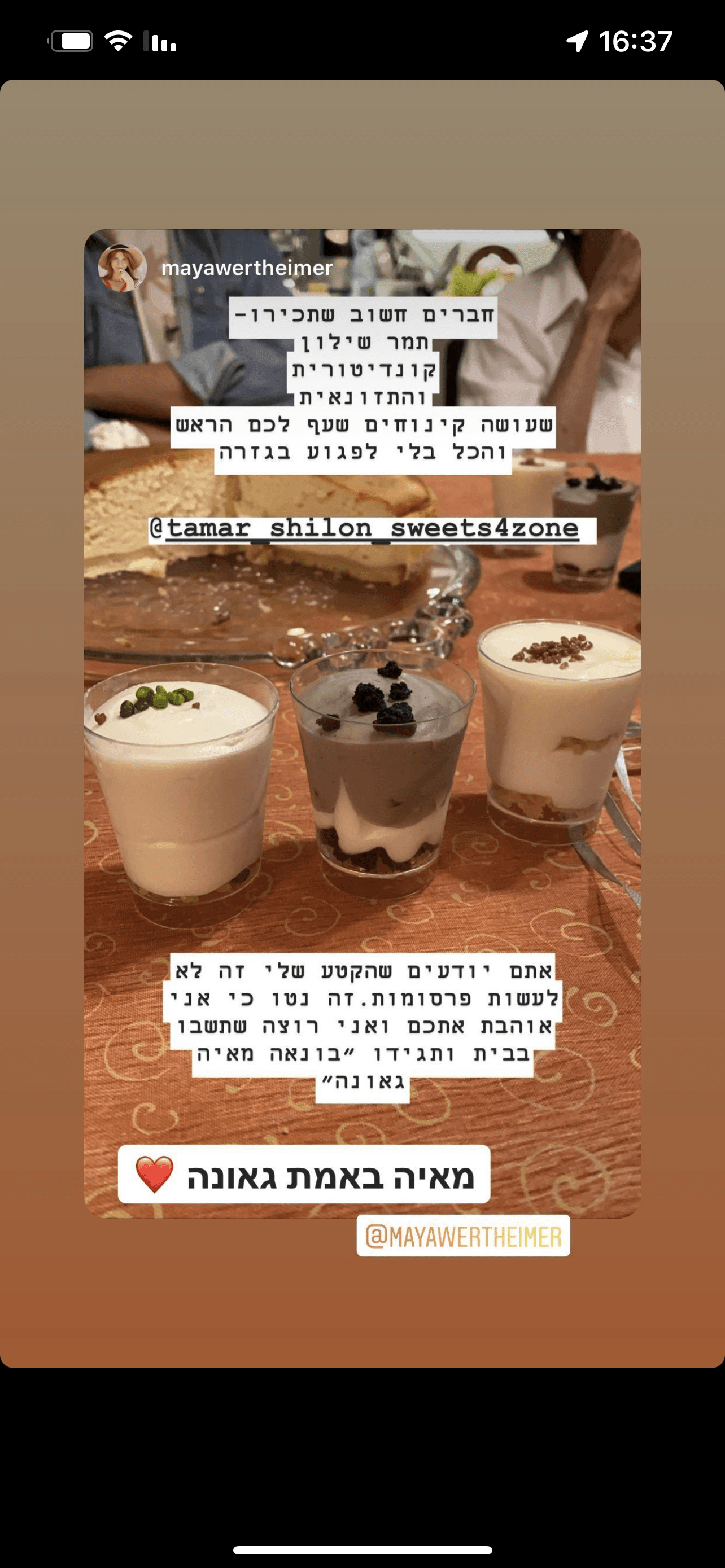 המלצת מאיה ורטהיימר